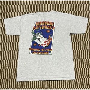 2003 SAC Spitoono Twenty-3 Air Command Redneck Shirt Gray Mens Large USA